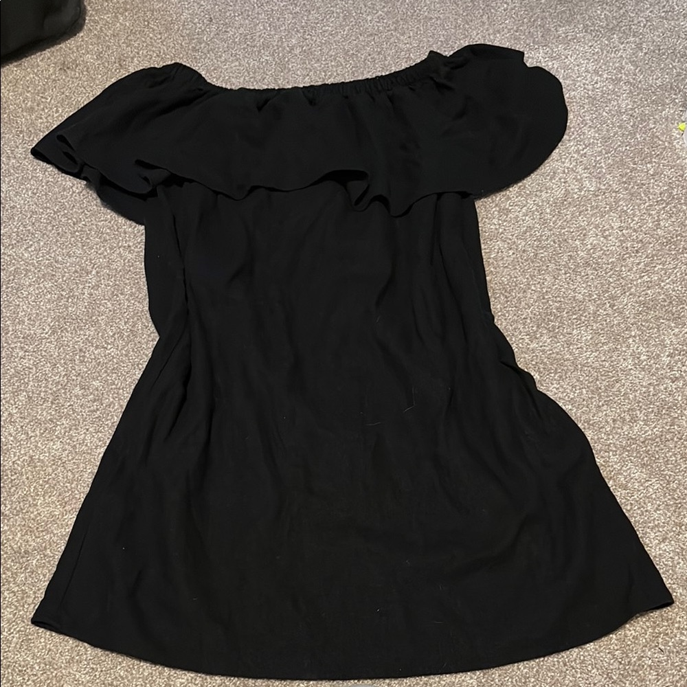 Old Navy Black Strapless Dress